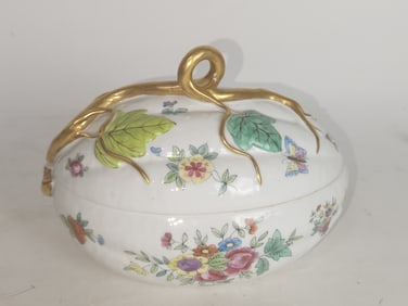 Vintage Vista Alegre Portugal Porcelain Oval Turee