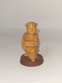 Chinese Boxwood Carved Figurine