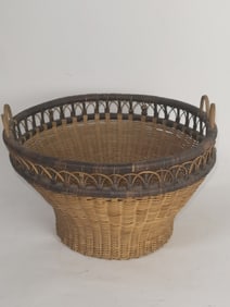 Vintage Hand Weaved Basket