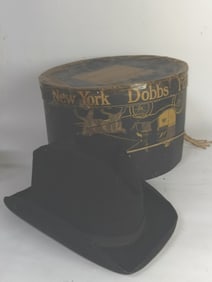 Dobbs Fifth Ave. NY Black Fedora