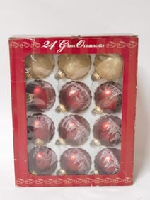 Box of 24 Christmas Ornaments
