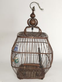 Chinese Bamboo Weaved Bird Cage