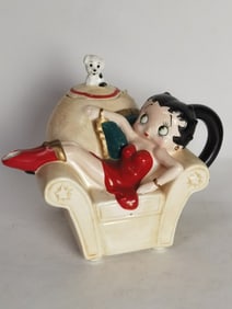 Vintage Betty Boop Porcelain Holiday Teapot