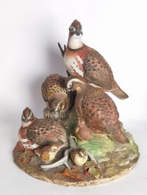 Andrea by Sadek Quails Porcelain Figurine