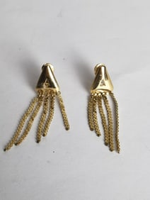 Costume Gold Tone Ear Clips