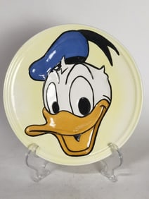 Vintage Donald Duck Porcelain Plate