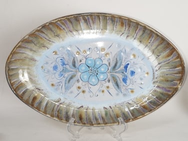 Vintage Ken Edwards Mexican Pottery Plate