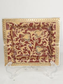 Decorated Porcelain Plate