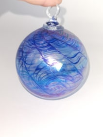 Swirl Glass Ornament