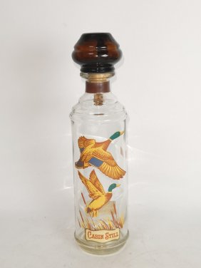 Vintage Retro Glass Decanter