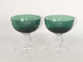 Pr. of Tiffin Franciscan Sherbet Glasses