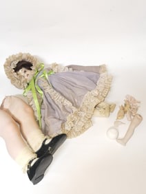 Vintage Doll with Other Doll Parts