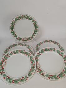 (5) Sango Ireland Noel Porcelain Plates