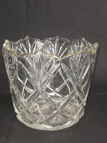 Vintage Mikasa Hampshire Crystal Ice Bucket