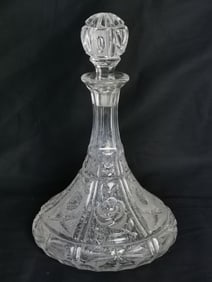 Vintage Cut Crystal Decanter