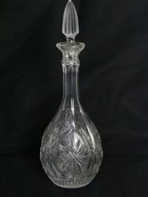 Vintage Cut Crystal Decanter