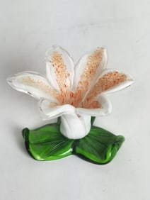 Murano Style Art Glass Flower