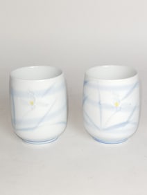 (2) Japanese Porcelain Tea Cups
