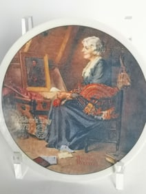 Limited Ed. Knowles Norman Rockwell Porcelain Plat