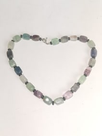 Muti-Color Quartz Bead Necklace