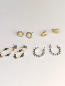Group of Costume Earrings