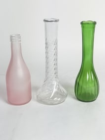 Three Glass Vases