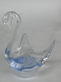 Midtyyllands Glasvaerk Glass Swan