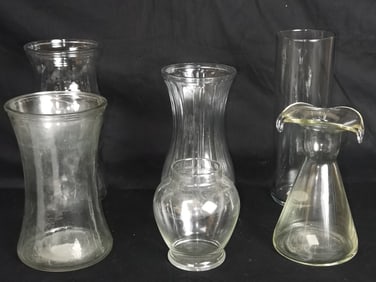 Group of Glass Vases