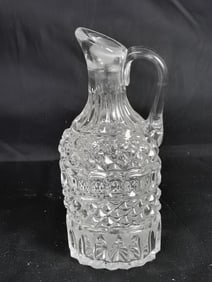 Vintage Cut Glass Cruet Bottle