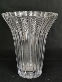 Vintage Crystal Flower Vase