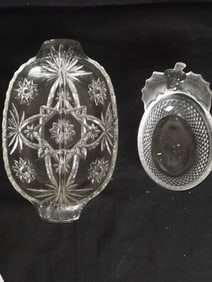 Two Vintage American Glass Dishes