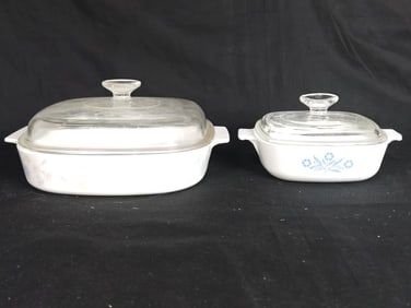 (2) Spring Blossom Casserole Bowls