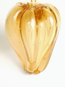 Vintage Murano Amber Glass Pepper