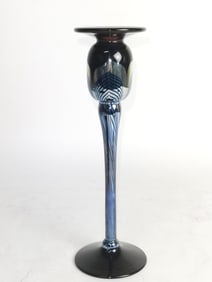 Correia Iridescent Glass Candle Holder