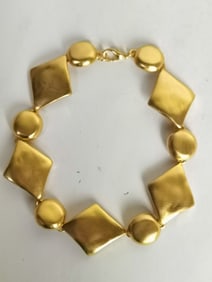 Gold Tone Costume Necklace