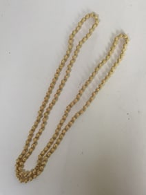 Gold Tone Costume Bead Necklace
