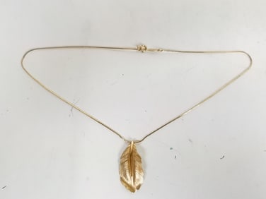 Gold Tone Costume Necklace