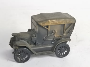 Vintage Cast Iron Jeep Coin Bank