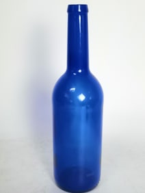 Vintage Cobalt Blue Glass Bottle