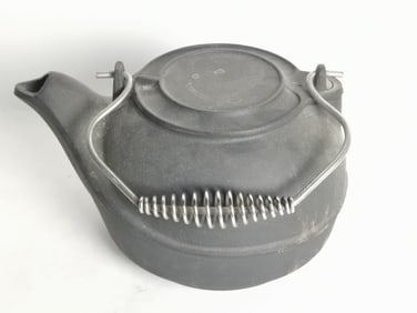 Vintage Cast Iron Tea Kettle
