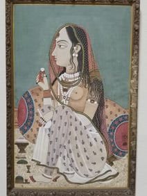 Indo-Persian Maiden Painting