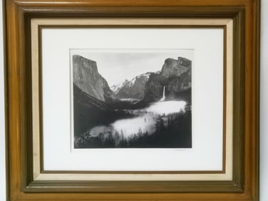 1984 Black and White Landscape Photo, W. Baxter