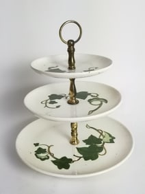 Metlox Poppytrail California Ivy 3-Tier Serving Di