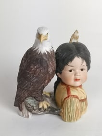 Limited Ed. 1988 Art Affects Perillo Porcelain Fig