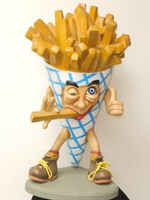 Vintage AAA French Fry Man Statue