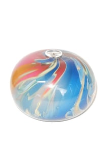 Art Glass Bulbous Vase, Signed Williams