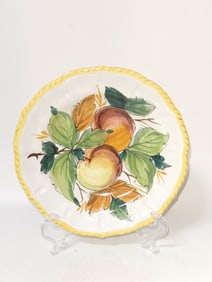 Vintage Italian Porcelain Hand Painted Plate
