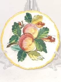 Vintage Italian Porcelain Hand Painted Plate
