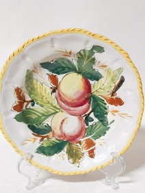 Vintage Italian Porcelain Hand Painted Plate