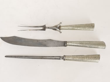 (3) Crown Cutlery Co Enesco Cutlery Set